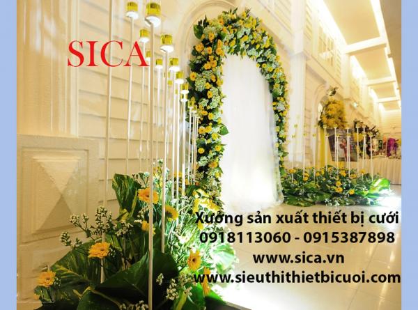 Trang trí tấm phông mang màu sắc mới